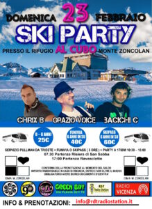 Ski Party Monte Zoncolan Domenica 23 Febbraio 2025